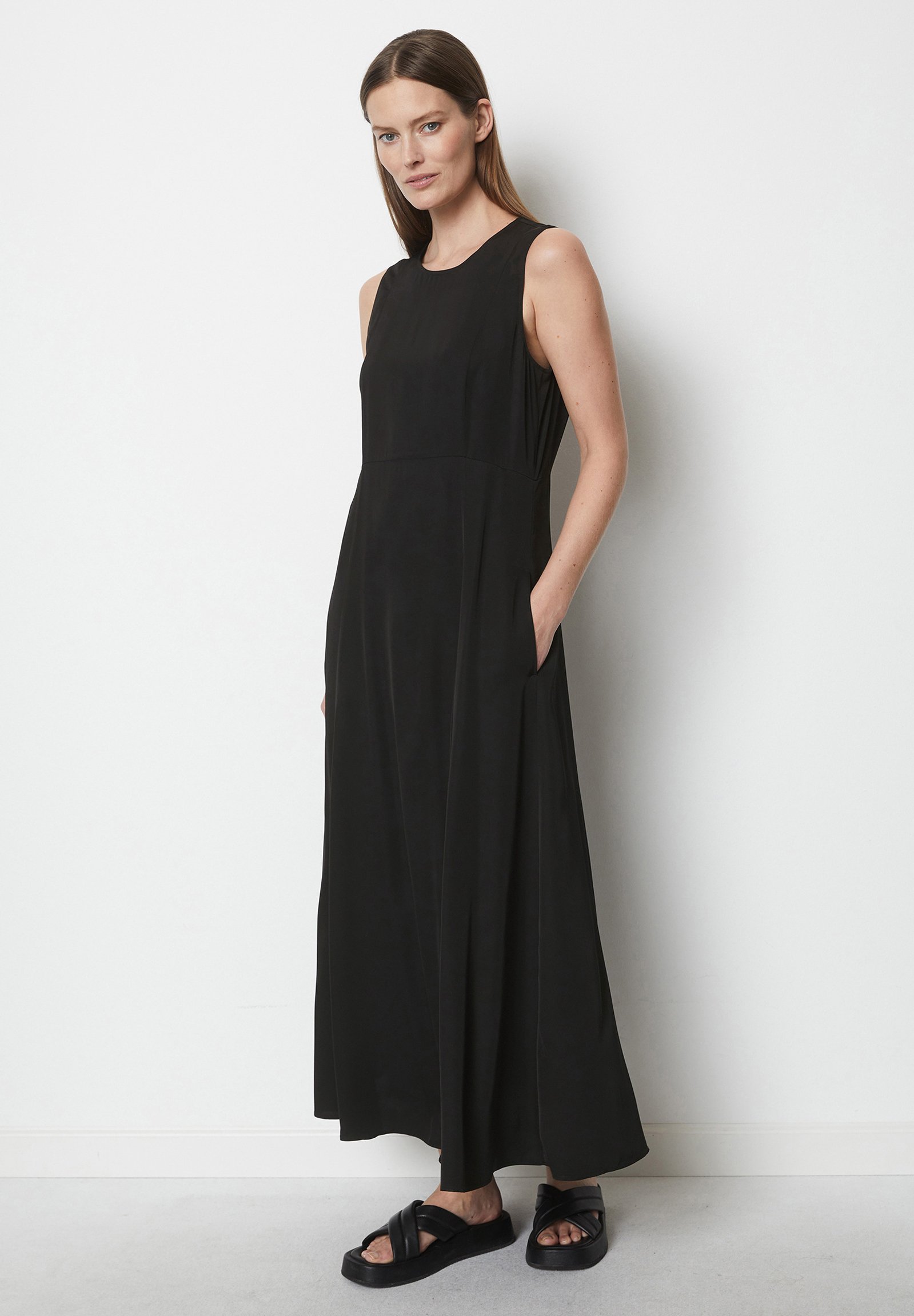 Marco polo maxikleid schwarz Clearance